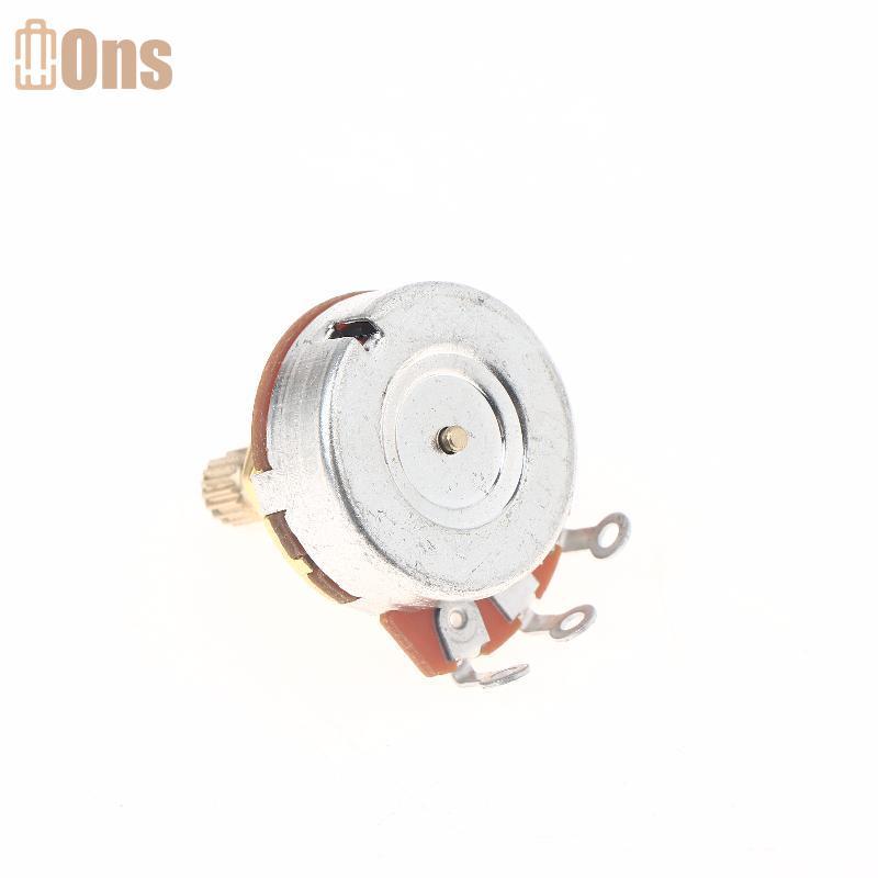 Ons A500K/A250K/B250K/B500K Low-Noise Guitar Potentiometer พร้อมเพลาทองเหลืองที่