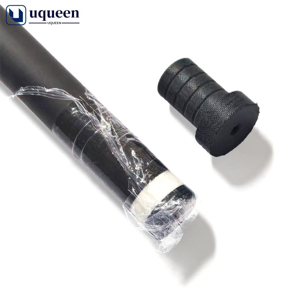 UQUEEN 1PC 13MM Pool Cue ด้านหน้า Ferrule Pad สีดํา Pheneonic พลาสติก Spacer สําหรับ High-Tech คาร์บ