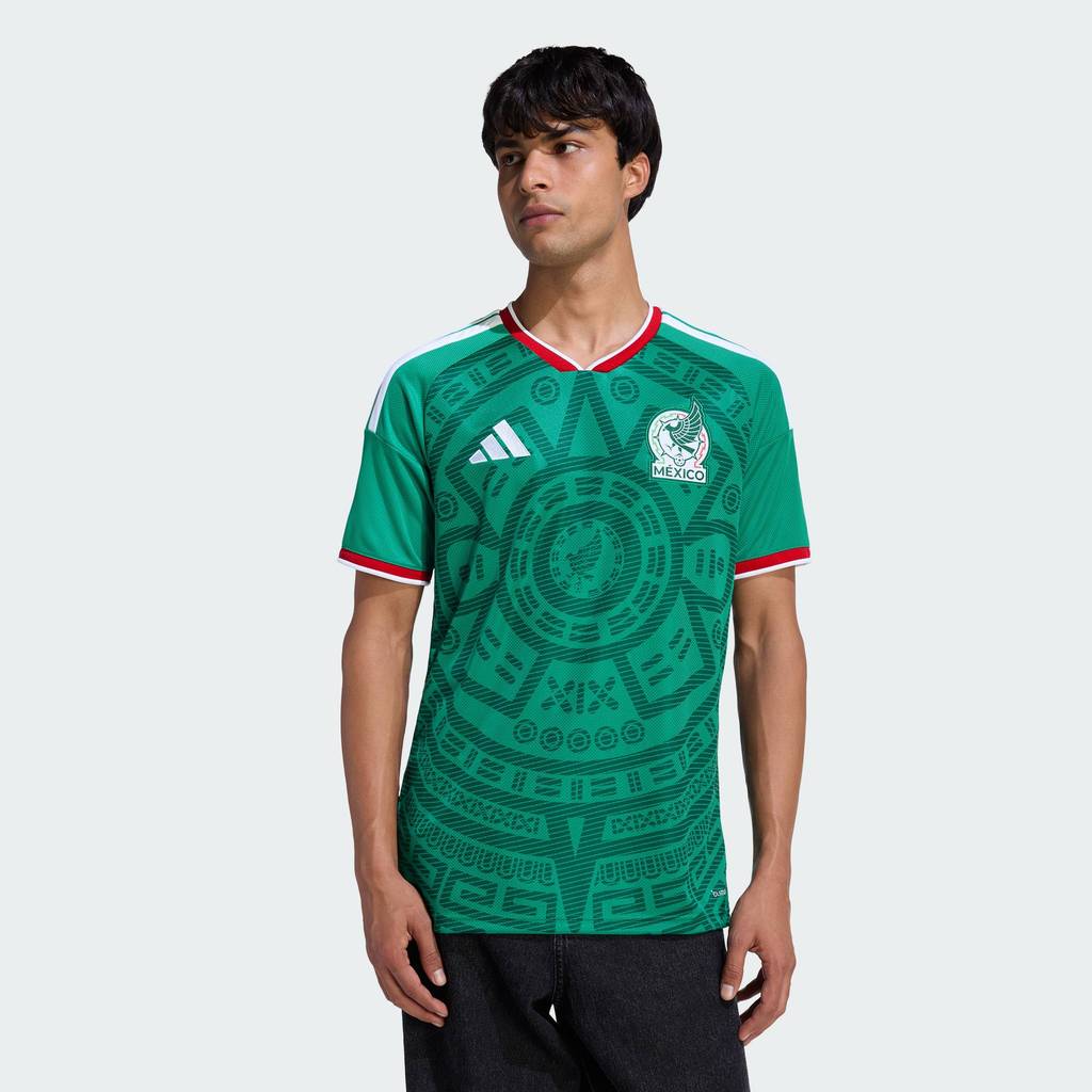 adidas Football Mexico 26 Home Jersey Men Green JL8580