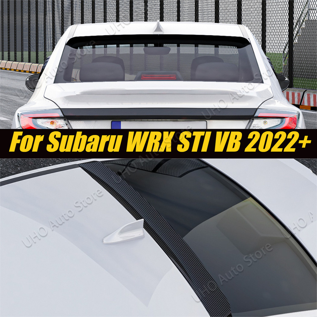 หลังคารถกลาง Lip Tail Wings Trim ด้านหลังกลางสปอยเลอร์ Body Kits สําหรับ Subaru WRX STI VB 2022 2023
