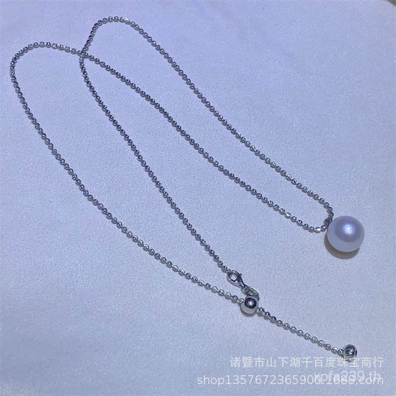 ทั้งร่างกาย DIY เงินสร้อยคอเงินอุปกรณ์เงินโซ่เพชรชุดสไตล์ใหม่โซ่ D5 จี้จี้ S925 IL1N