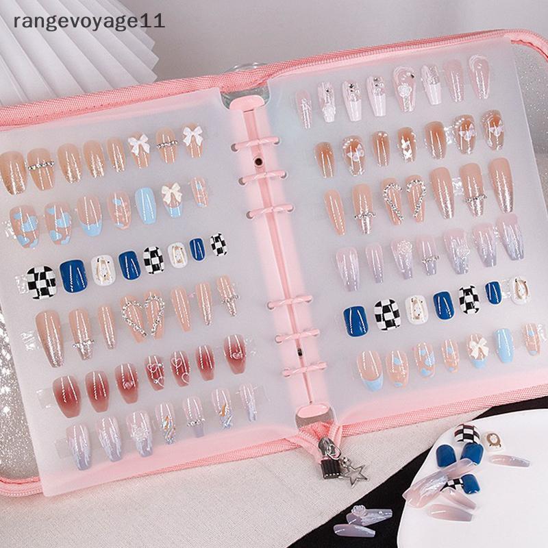 [Range11] สมุดเก็บเล็บกันฝุ่นเล็บแสดงคอลเลกชันหนังสือความจุขนาดใหญ่เล็บแสดงผลิตภัณฑ์หนังสือ [VN]