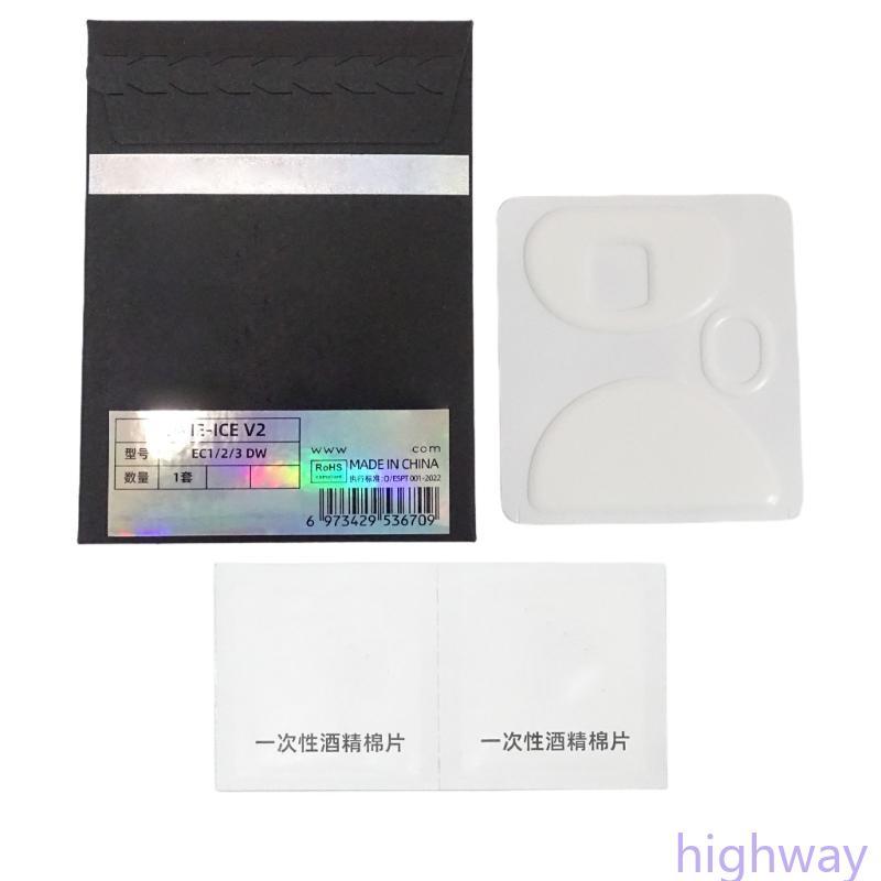 Hi 1 ชุด Ice Mouse Skates สําหรับ ZOWIE ECDW EC1-DW EC2-DW EC3-DW Mouse Feet Pad Glides โค้งฟุต