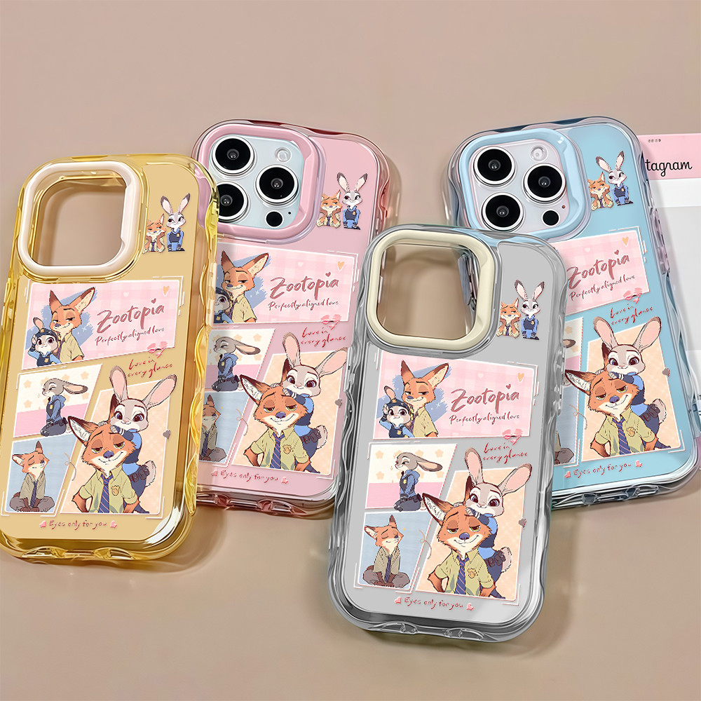 จัดส่งที่ไทย เคสโทรศัพท์14 หนังแอนิมอล เคสใสอะคริลิค ระลอกเยลลี่ For IPhone17 16E 14 15 PLUS 11 12Pro 13 Pro MAX เคสแข็ง