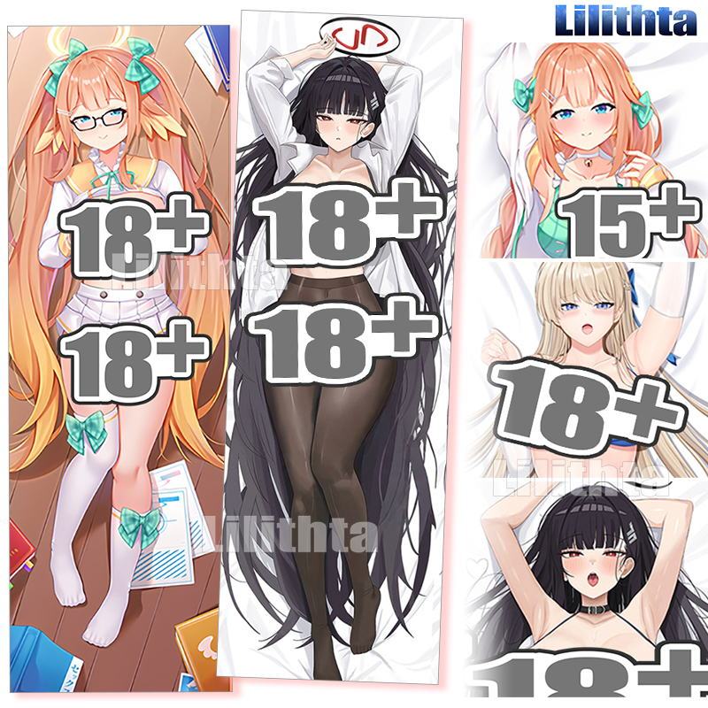 ปลอกหมอน Dakimakura Blue Archive Shimiko และ Rio และ toki Body-pillow Cover Custom Made
