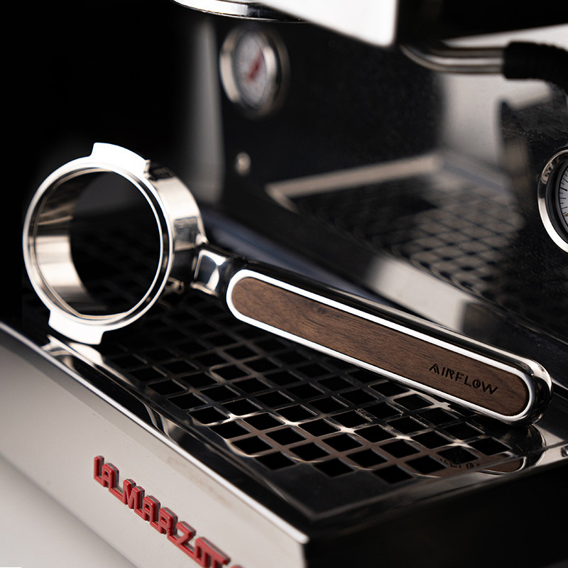 [คลังสินค้าพร้อม] AIRFLOW Flow Freeman Ping One-Piece Flat Bottomless Italian Coffee Machine Handle 