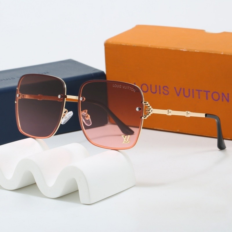 แว่นกันแดดกรอบโลหะLV Fashion สไตล์ใหม่อินเทรนด์ GC17433