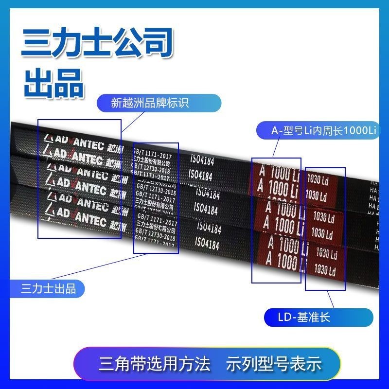 Trix Vietnam V-Belt B1500-B1600 B2200 เครื่องปั่นสายพานรถแทรกเตอร์สี่ล้อสาม