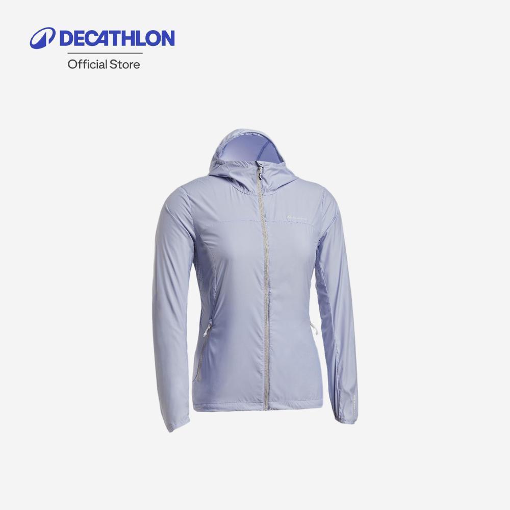Decathlon Women’S Hiking Uv Protection Jacket เสื้อแจ็คเก็ตผู้หญิงรุ่น Helium Sun 500 - Purple