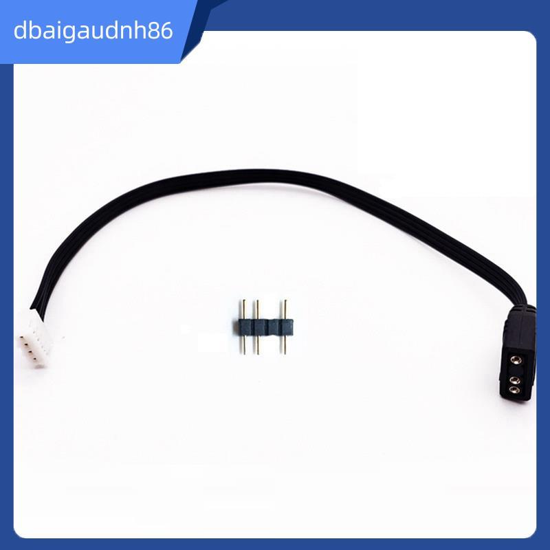 READY STOCK4Pin ถึง 5V ARGB 3Pin สายแปลงสําหรับพัดลมคอนโทรลเลอร์สายเคเบิลอะแดปเตอร์