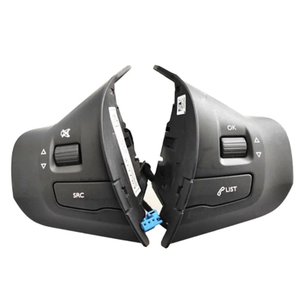 98084115ZD พวงมาลัยมัลติฟังก์ชั่นสวิทช์พวงมาลัยปุ่มรถสําหรับ Peugeot 208/2008/308Sauto ชิ้นส่วนตกแต่