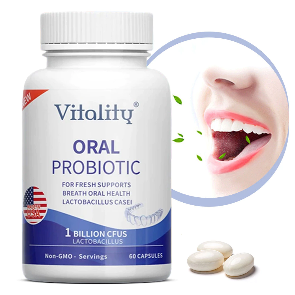 Vitality อาหารเสริมโปรไบโอติกในช่องปาก – รักษาลมหายใจสดชื่น สุขภาพช่องปาก และ A Balanced Oral Microbiota