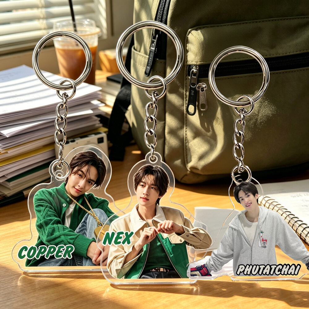 ประเทศไทย Idol Bus พวงกุญแจอะคริลิค เพราะคุณ I Shine Debut Mens Team Marckris Copper AA ภูตชัย คุณพล พี่มวาสุ พวงกุญแจอะคริลิค