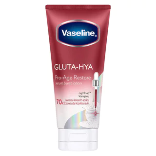 Vaseline วาสลีน กลูต้า-ไฮยา เซรั่ม เบิสท์ โลชั่น โปร-เอจ รีสโตร์ 170 มล.