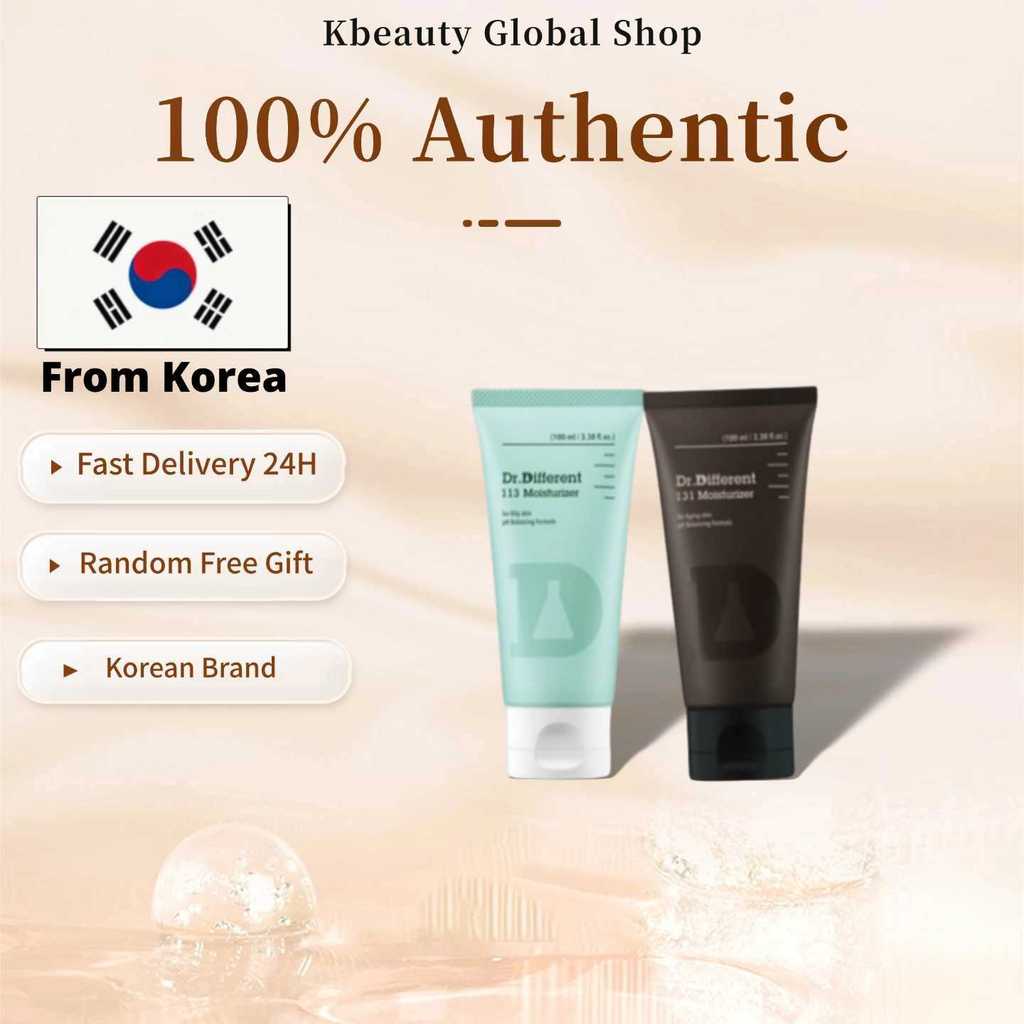 [Dr.Different] 113 Moisturizer 100ml/131 Moisturizer for Aging Skin 100ml/HYDRATING/Improves ความยืด