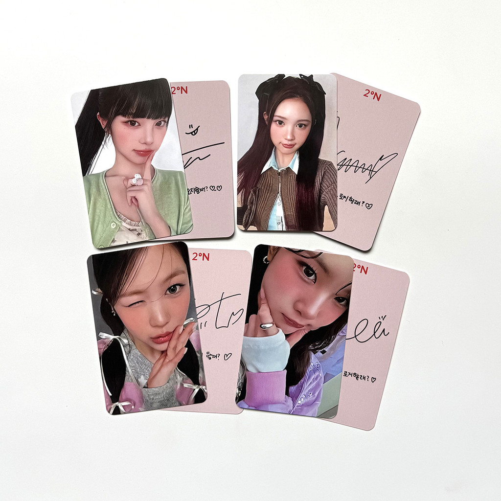 2-50pcs H2H Hearts2Hearts Lightstick Lomo การ์ด FOCUS Key Chain Chase Makestar Soundwave POB Photoca