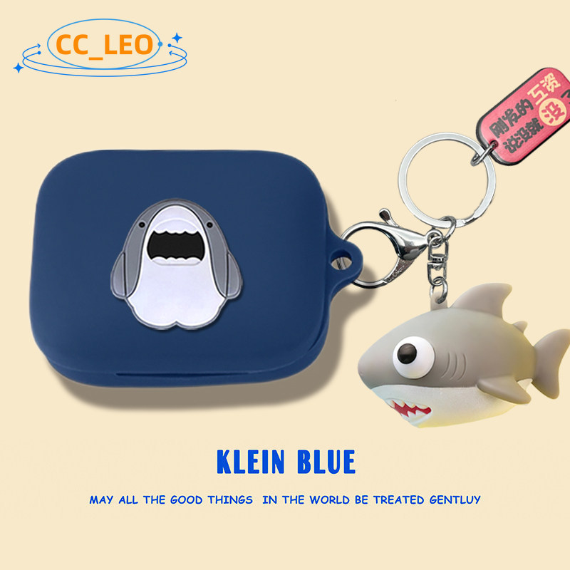 for B&O Beoplay EX Case Suitable for B&O Beoplay Eleven Silicone Soft Case Cartoon Shark Shiba Inu C