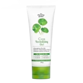 2หลอด เจลใบบัวบก+มะเขือเทศ THE CHARMING GARDEN Cica Revitalizing Gel/Tomato Revitalizing Gel 50g.