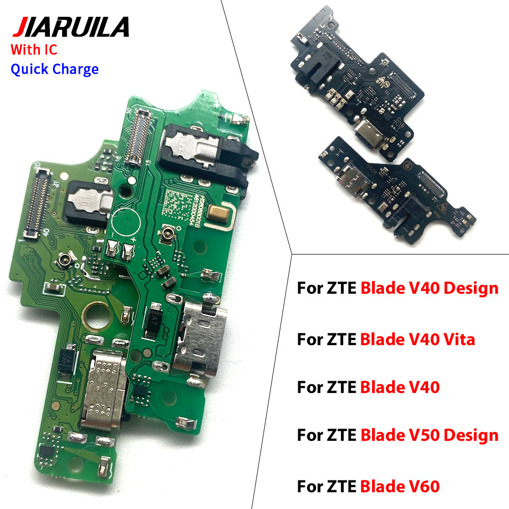 USB ชาร์จพอร์ต Dock Jack Connector ชาร์จ Flex สําหรับ ZTE Blade V สมาร์ท 1050 V40 V50 V60 V70 Design Vita V2020 สมาร์ท