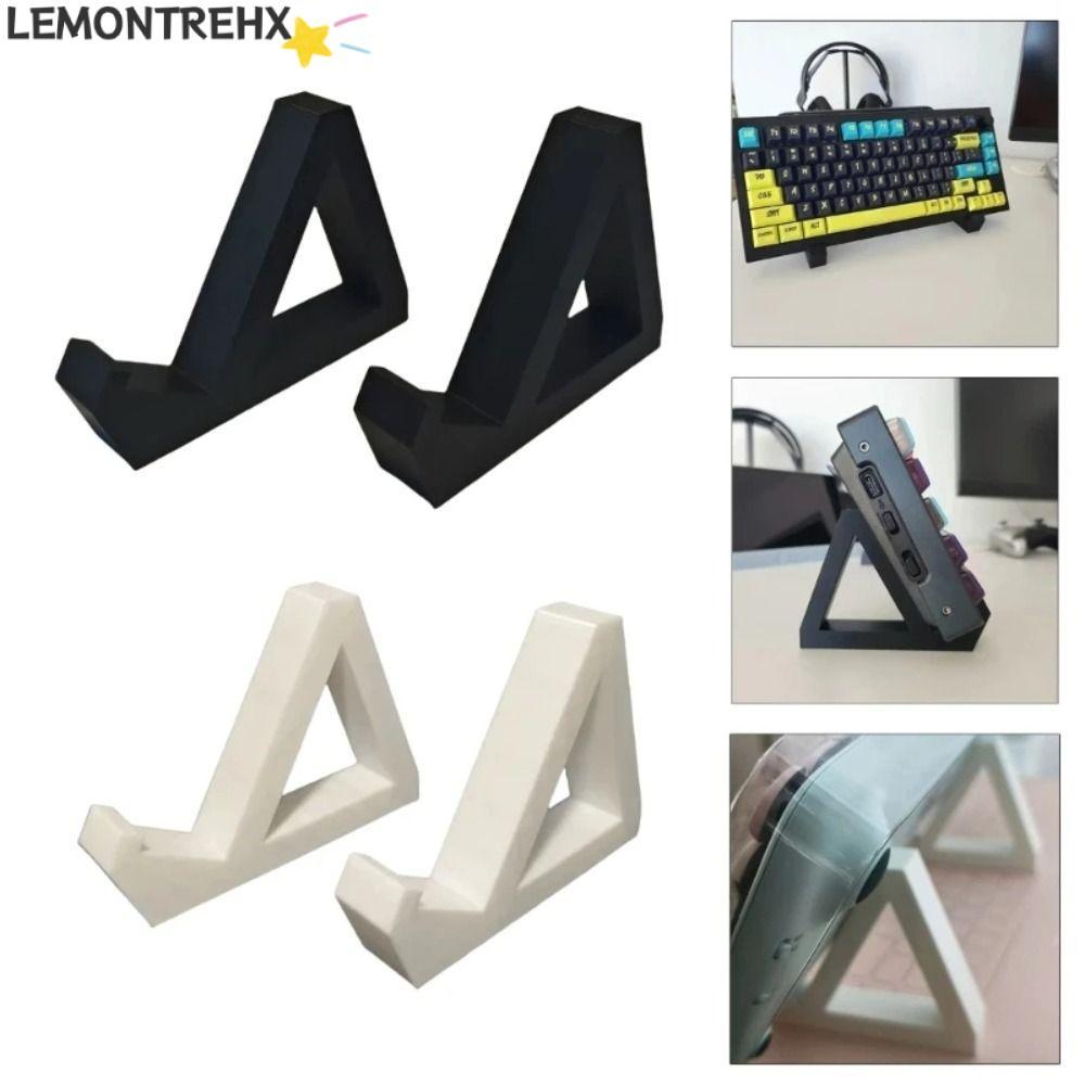 LEMONTREAL ที่วางคีย์บอร์ด 2 ชิ้น, ขาตั้งคีย์บอร์ดพิมพ์น้ําหนักเบา, ชั้นเก็บคีย์บอร์ดกันลื่นพลาสติก