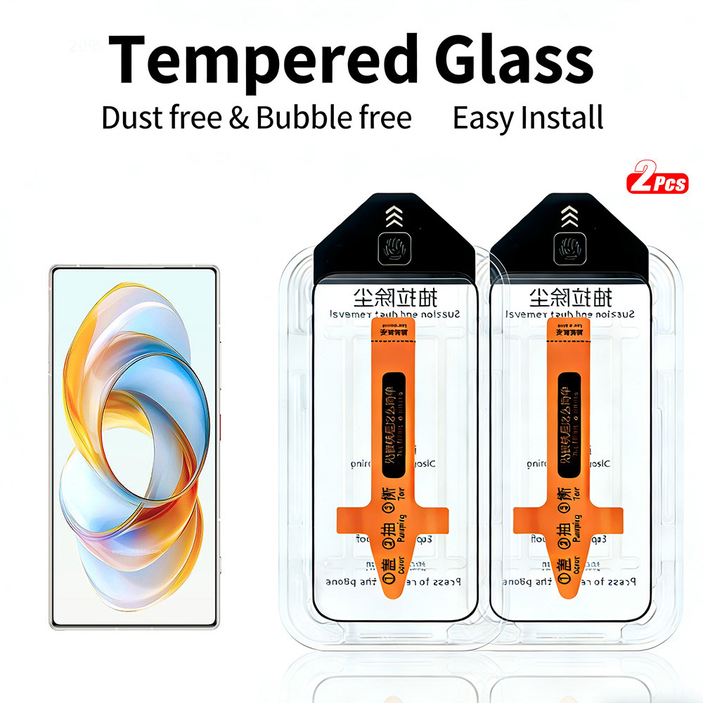 2 ชิ้นกระจกนิรภัยสําหรับ ZTE Nubia Z70 Ultra/Z70S Ultra/Z60 Ultra/Z60 Ultra Leading/Z50 Ultra/Z50S P