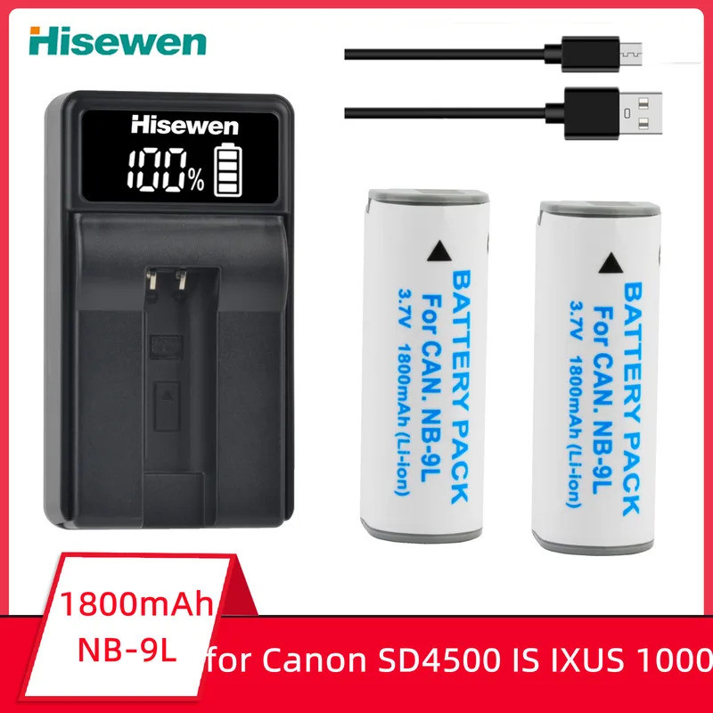NB-9L NB9L NB 9L แบตเตอรี่และ USB Dual Charger สําหรับ Canon 510 520 530 HS PowerShot N SD4500 IS IX