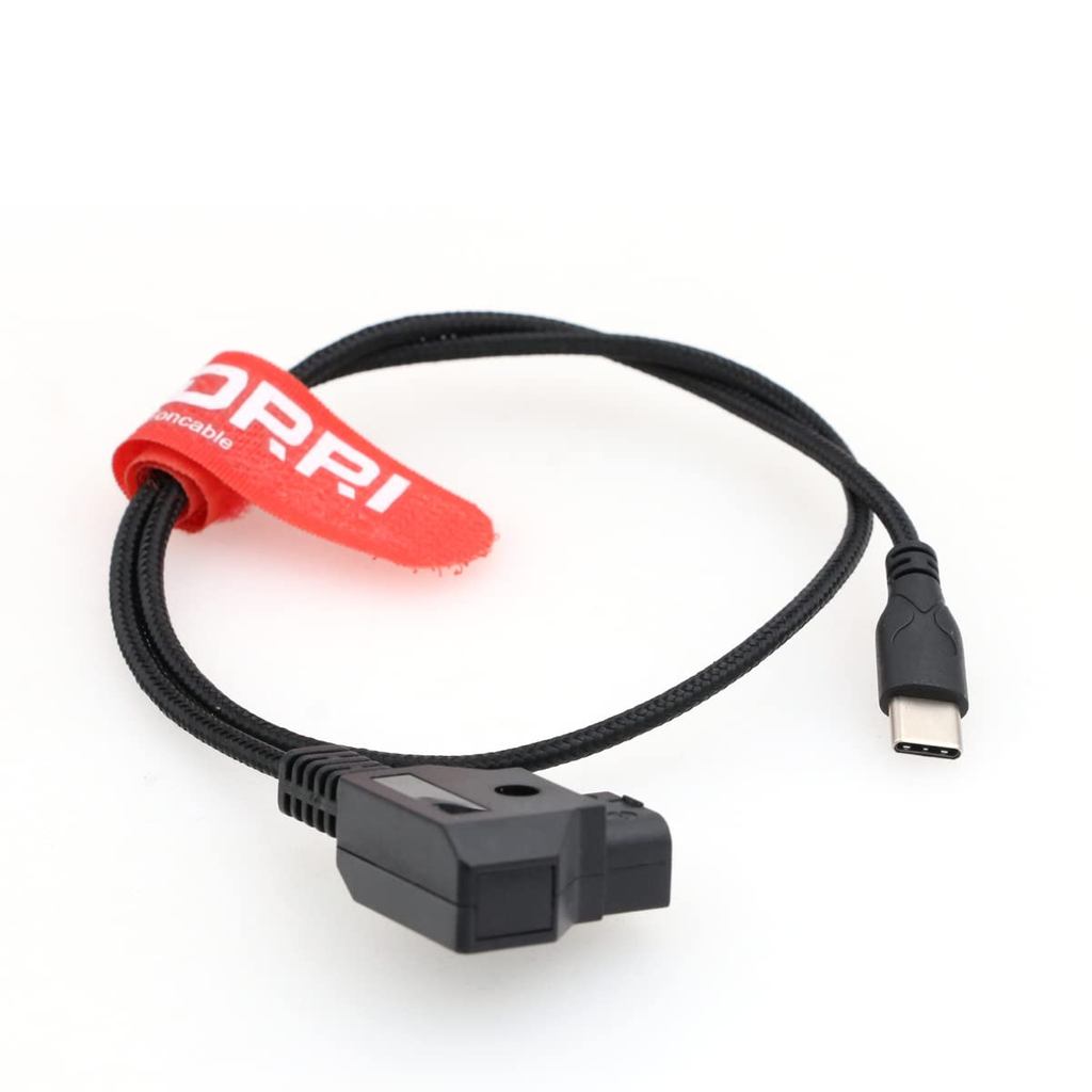 DRRI D-Tap to USB Type-C สายไฟสําหรับมอเตอร์ TILTA Nucleus Nano II | ตัวแปลง SDI ขนาดเล็ก