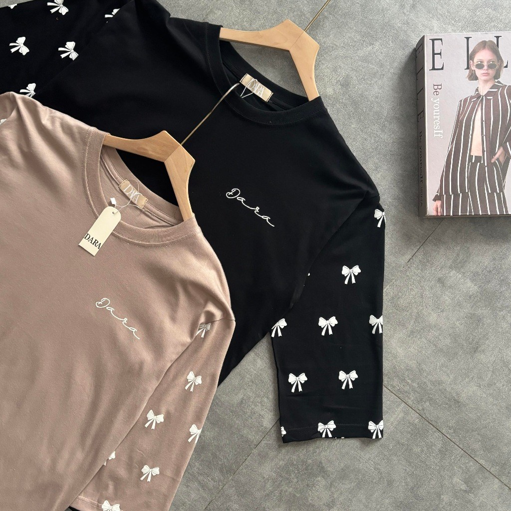 ZOEY Combad Coquette Sleeve T-shirt - Daily Womens Top