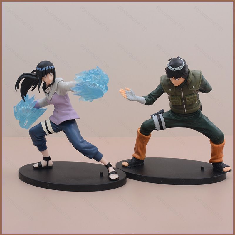 SY Naruto Action Figure Hyuga Hinata Rock Lee ตุ๊กตาของเล่นสําหรับเด็กตกแต่งบ้านอะนิเมะตุ๊กตาคอลเลกช