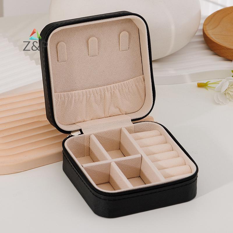 Z&P Simple And Portable Travel กล่องเก็บเครื่องประดับสําหรับสร้อยข้อมือต่างหู, แหวนและกระดุม COD