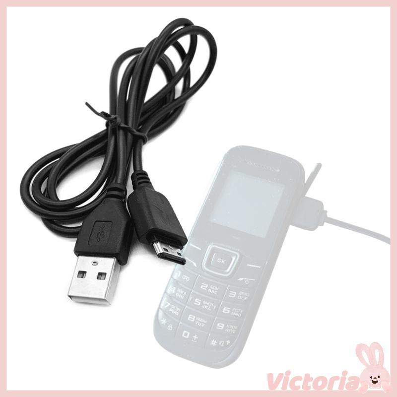 VIC สายชาร์จ USB Universal สําหรับ B2700 B5702 B5722 D880 Fast-Charging Cord สีดํา