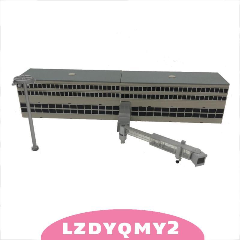 [Lzdyqmy2] 1/400 Scale จําลองสนามบินผู้โดยสารสะพาน DIY รุ่น Diorama Art.-Nr005