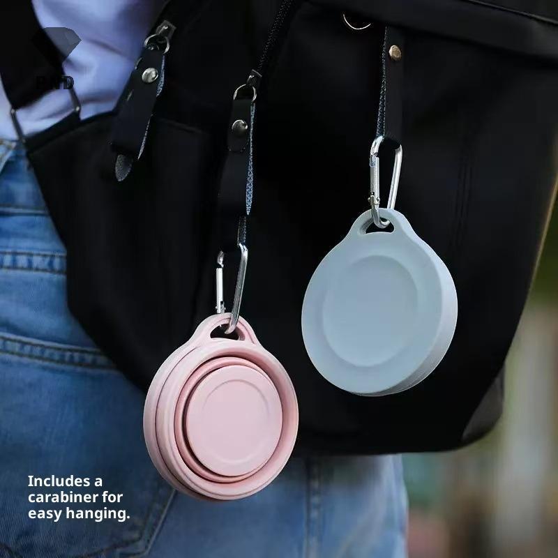 PND ทนความร้อนพับถ้วยดื่มแก้วถ้วยน้ําแบบพกพายาง Travel Camping ซิลิโคนอ่อนนุ่ม raoog