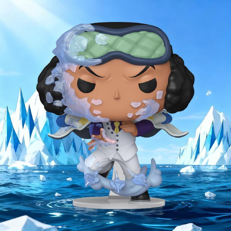 Funko Fenggao POP One Piece Aokiji Kuzan One Piece อุปกรณ์ต่อพ่วง Hand-made อินเทรนด์เล่นตกแต่งของขว