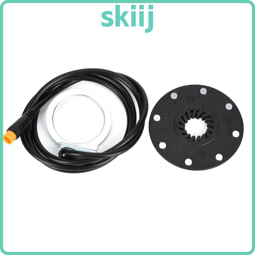 SKIIJ Ebike Power Sensor,90 ซม.ความยาว 24/36/48V Pedal Assist Sensor,ทนทาน 8 แม่เหล็ก 3 ขาเซ็นเซอร์ค