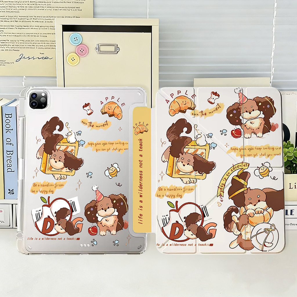 เคสป้องกัน ไอแพด แบบพับ Y ใส For Gen11 A16 Air4 Air5 Air6 Air7 Gen10 Gen7 8 9 Pro11 2022 ไอแพด case