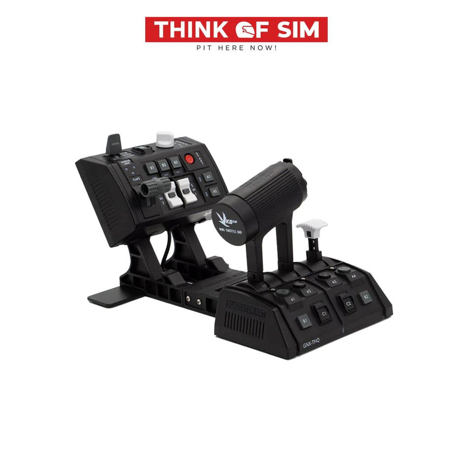 VKB Sim Gladiator NXT WWII Throttle Combo | ชุดจอยสติ๊ก GNXT EVO + คันเร่ง 3 DOF | MaRS Sensor 16-Bi