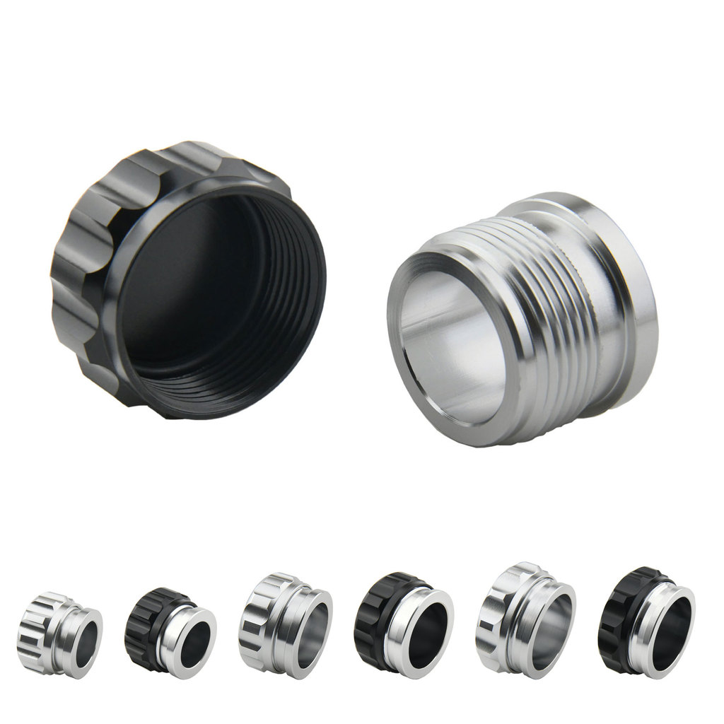 1 ชิ้น อลูมิเนียมฝาปิดถังน้ํามันเชื้อเพลิง ฝาถังน้ำมันเครื่อง สําหรับ ถังน้ำหล่อเย็นฝาเชื่อม Oil Fuel Tank Cap Weld Billet On Filler Neck Cap OD 38mm/1.5″ 49mm/2″ 59mm/2.3 inch