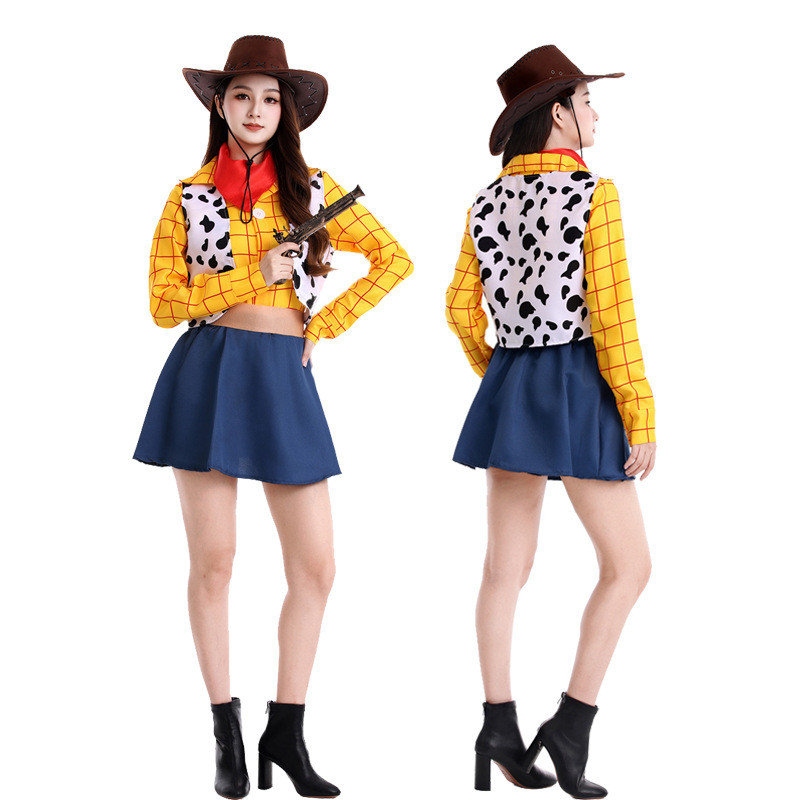 Jessie Jiesie Stage Costume Toy Story Woody Denim Woody