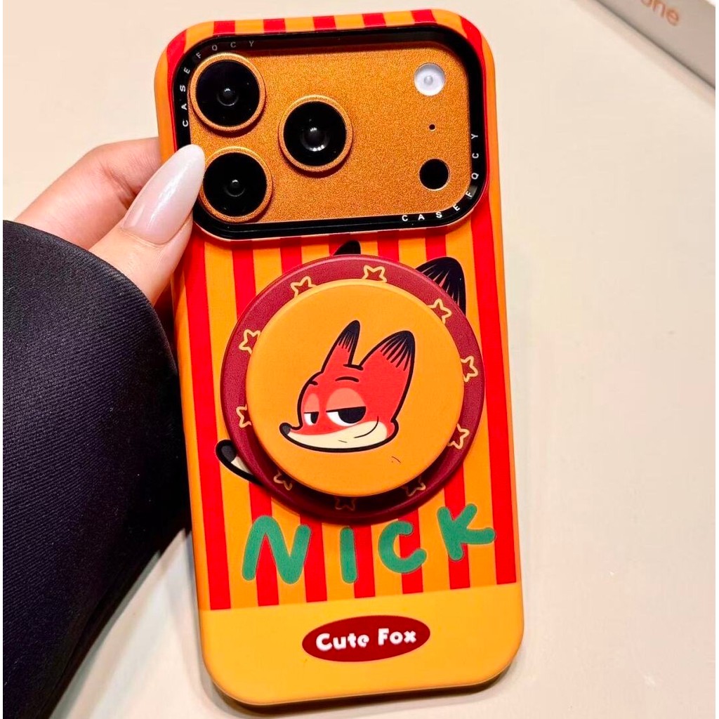 น่ารักลายภาษาอังกฤษ Fox กระต่ายวงเล็บแม่เหล็กสําหรับ iPhone 17 PRO MAX 16 15 14 13 PRO MAX กันกระแทกกล้องป้องกัน Drop-proof Hard ปกหลัง ราคา ถูกที่สุด ดีลบีเคเค แกลเลอรีภาพที่ 4