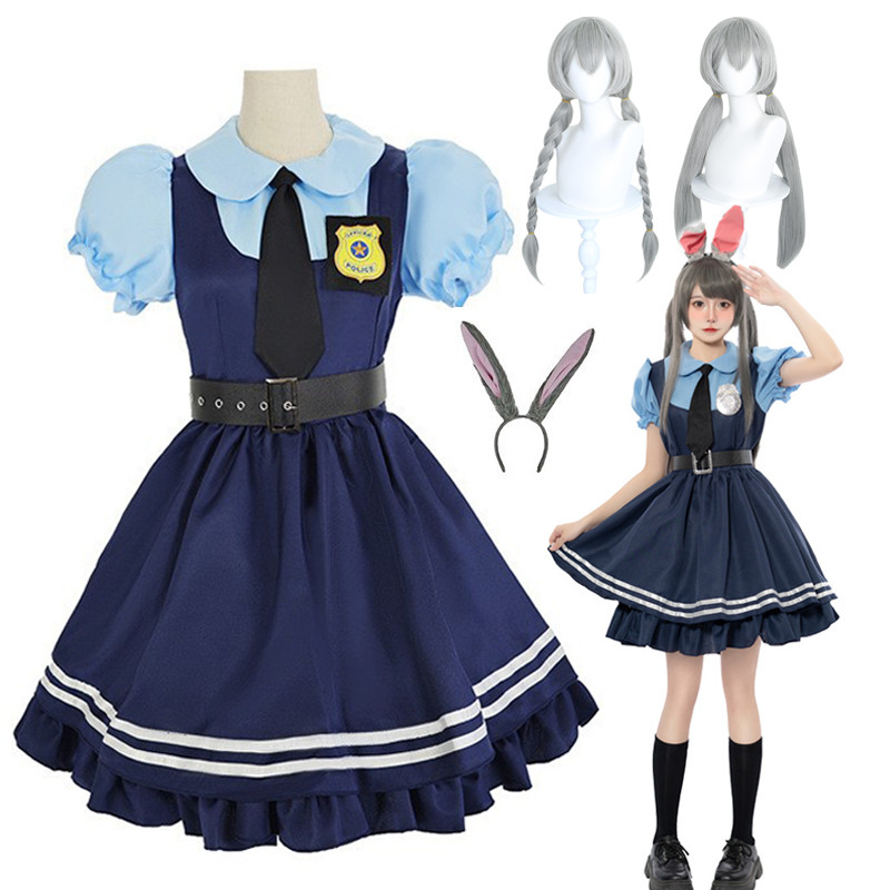 ชุดคอสเพลย์ Judy Hopps จาก Zootopia แบบแม่บ้านกระต่าย