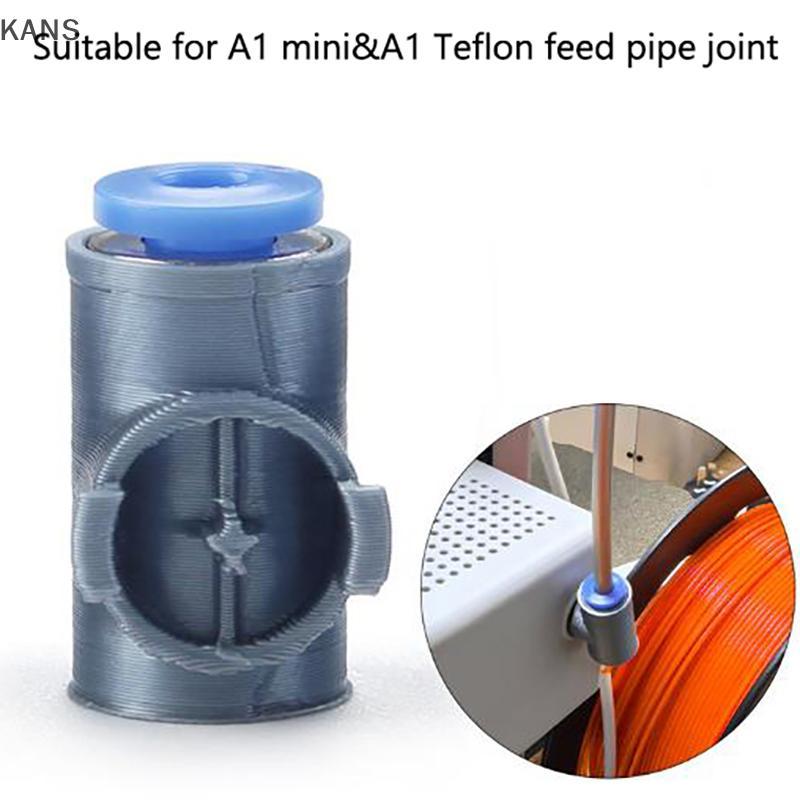 คันสําหรับBambu Lab A1/A1 Mini PTFE Tube Connector UniversalวัสดุFeed 3Dชิ้นส่วนเครื่องพิมพ์สําหรับB