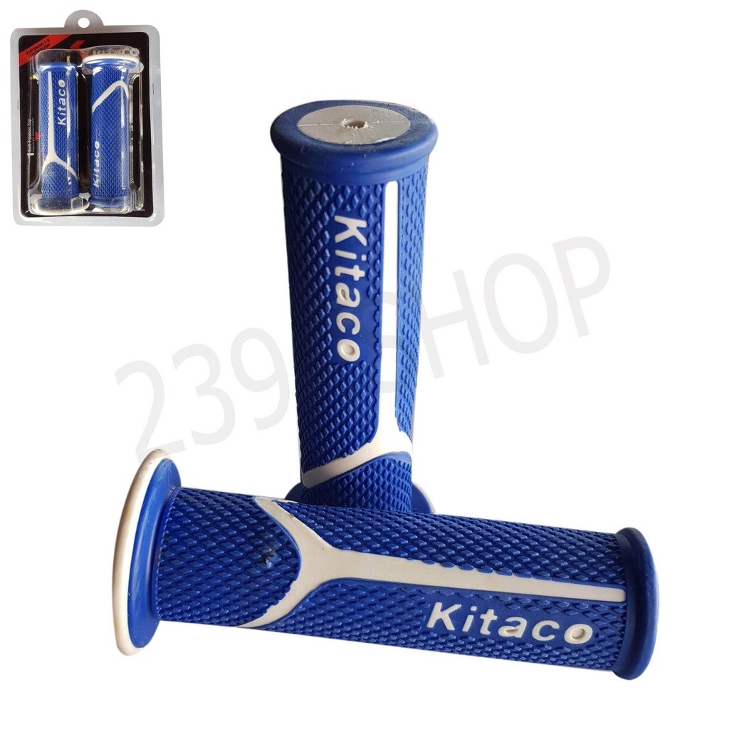 ปลอกมือแต่ง ปลอกแฮนด์ KITACO สีน้ำเงิน msx m-slaz N-MAX SONIC WAVE 100 WAVE110I SUPER-CUP ปอกมือ ปลอ