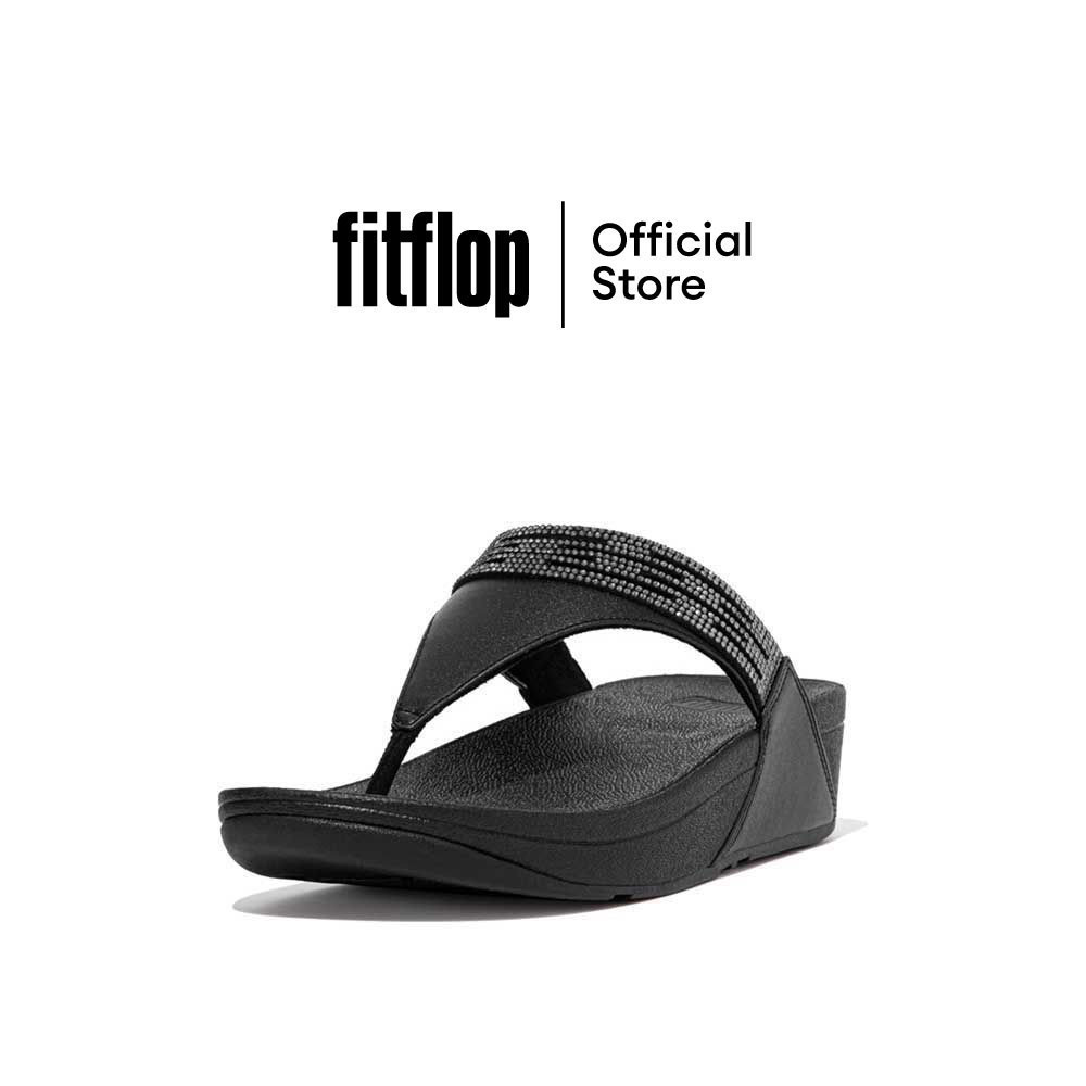 FITFLOP LULU LASERCRYSTAL LEATHER รองเท้าแตะแบบหูหนีบผู้หญิง รุ่น EU3-090 สี ALL