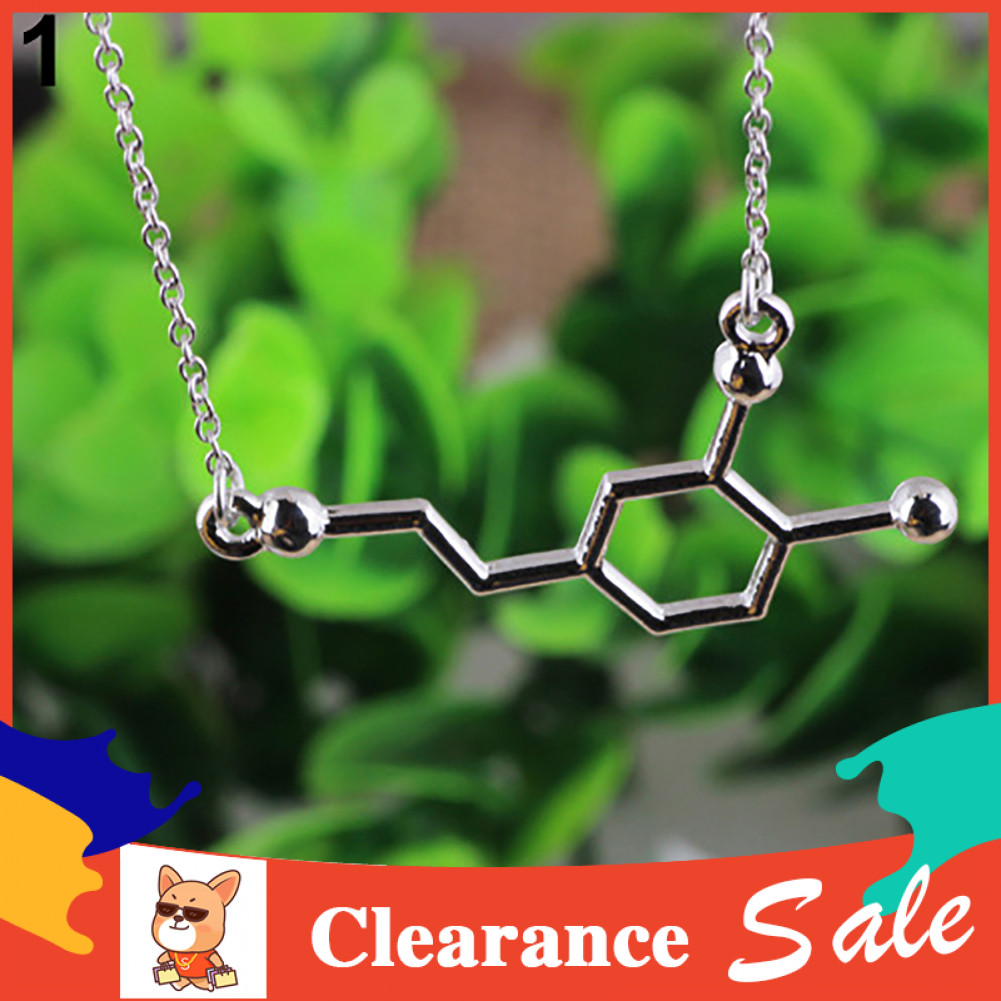 [CHA] DNA Serotonin Dopamine Acetylcholine Biochemistry สร้อยคอจี้โมเลกุล