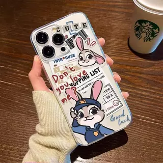 เคสโทรศัพท์ลาย Zootopia ใช้ได้กับ iPhone 17/13/11/12/14/15ProMax/16Pro/15Plus, X/MAX/XR, 7/8Plus (กันกระแทก, ZTTKK0296)
