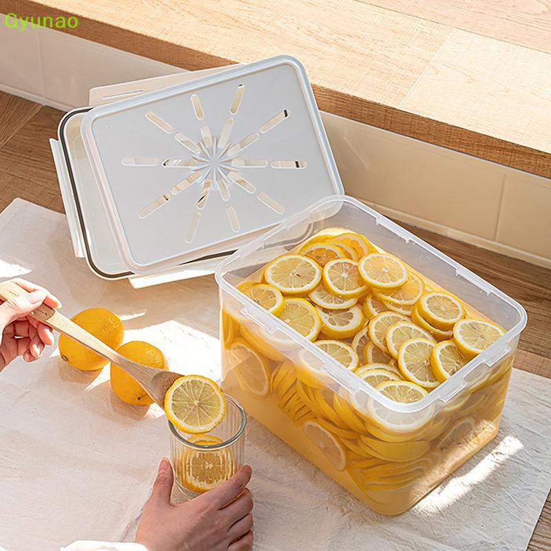 [Gyu] โถดอง 4/5L ภาชนะหมักดองรั่วสําหรับ Gherkin Sauerkraut กิมจิภาชนะเก็บและหมัก TH