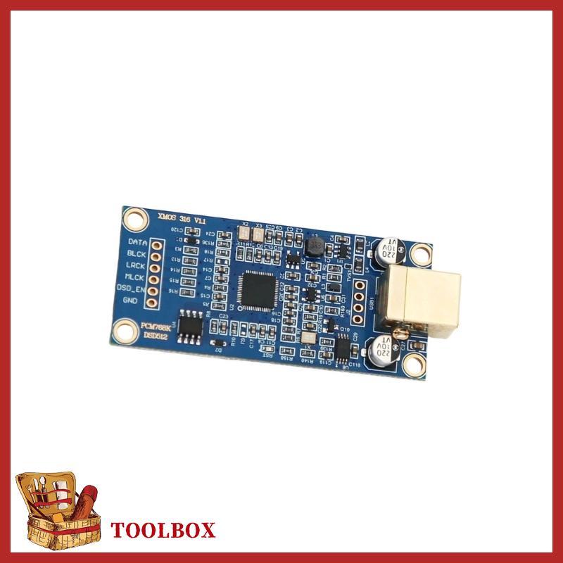 TOOLBOX Portable XMOS XU316 USB Digital Support DSD512 Digital Converter Transmission