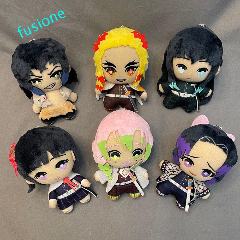 FUSIONEDGE ตุ๊กตาของเล่น 15 ซม.ของขวัญ Kimetsu ไม่มี Yaiba Kyoujurou Inosuke Giyuu ตุ๊กตาเครื่องประด