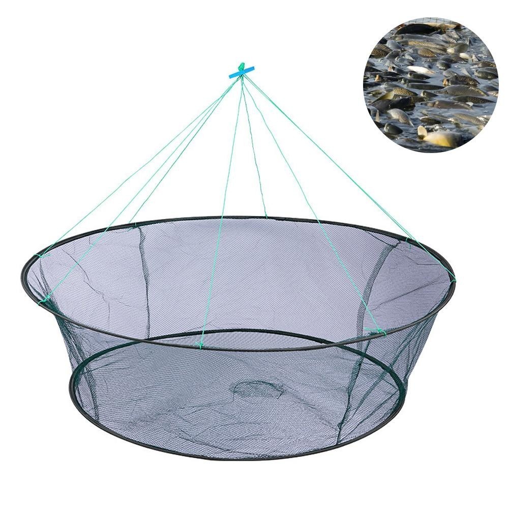 Veromoda Loose Mouth Folding Drop Fishing Net ที่จับกุ้ง U8t1